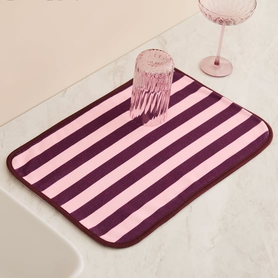 Harper Rose Floral Reversible Drying Mat