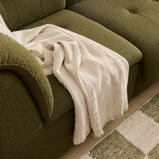 Finley Natural Stripe Throw