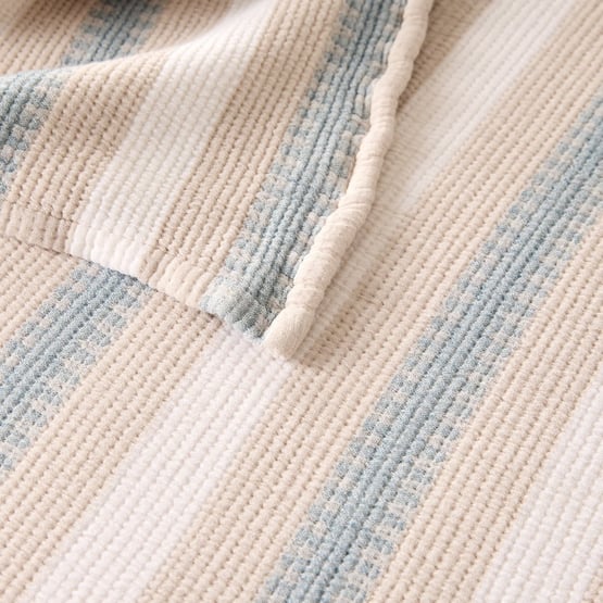 European Collection Cool Stripe Muslin Blanket