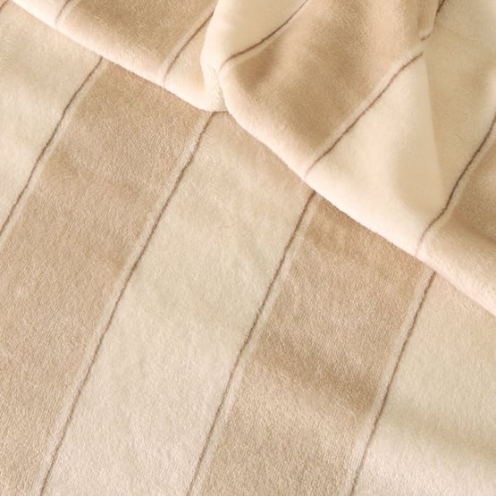 Supersoft Natural Stripe Blanket