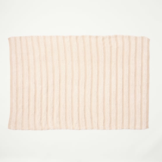 Aimee Natural Knit Throw