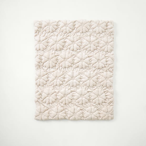 Moonflower Natural Throw
