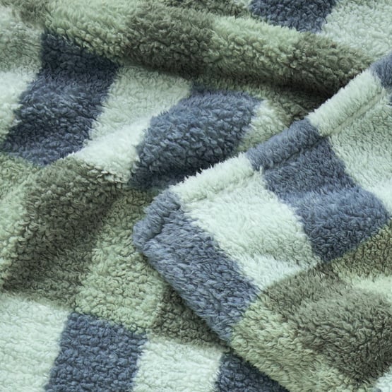 Cloud Nurture Grid Throw