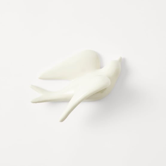 Flying Swallow White Birds Set of 3