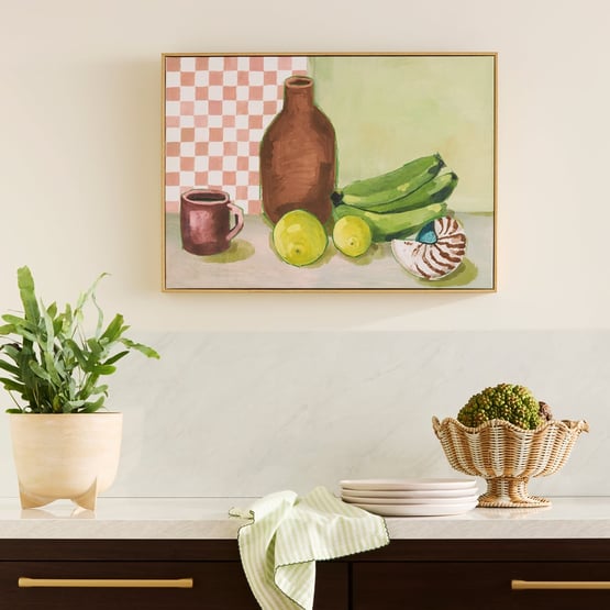 Table Style Coffee Break Canvas
