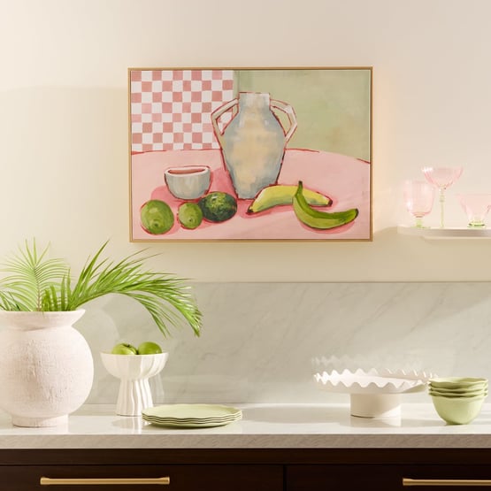 Table Style Summer Tabletop Canvas