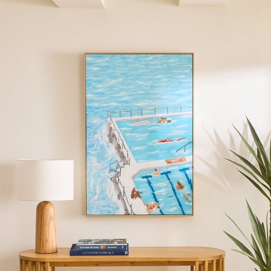 Summer Days Bondi Icebergs Canvas