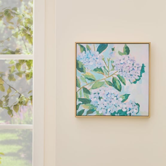 Hydrangea Lilac Canvas