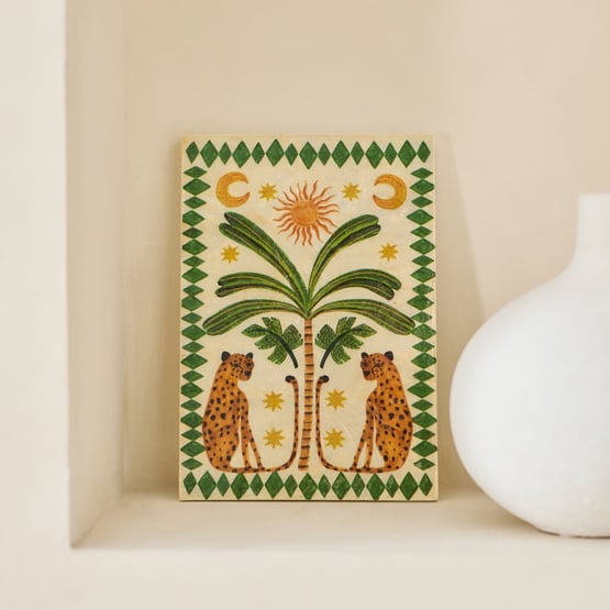 Costa Del Sol Capiz Palmera Wall Art