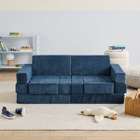 Cord Blue Play Sofa Set