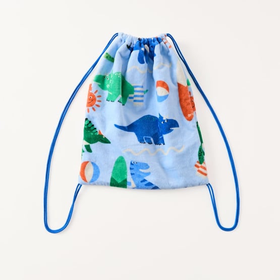 Kids Dino Surf Waterproof Lined Bag