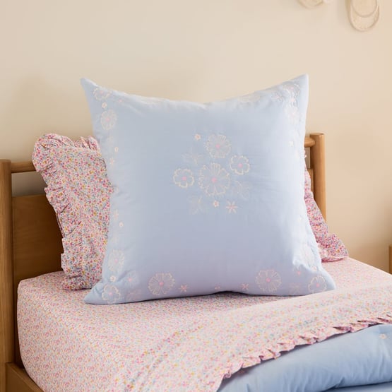 Heirloom Everbloom Chambray Pillowcase 