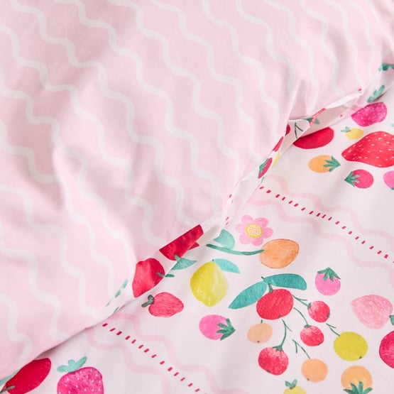 Sweet Summer White Quilt Cover Set
