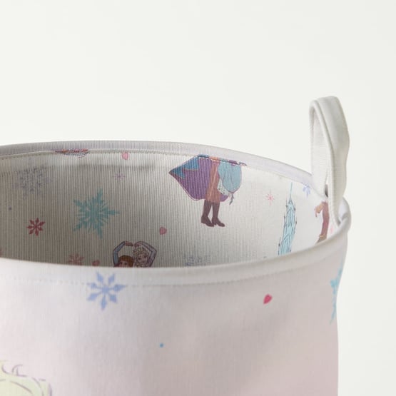 Disney Frozen Two Sisters One Heart Printed Basket