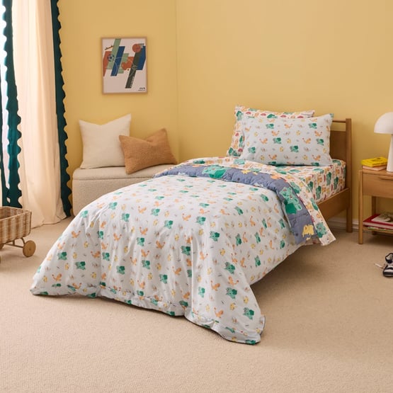 Pokémon Navy Quilted Quilt Cover Set