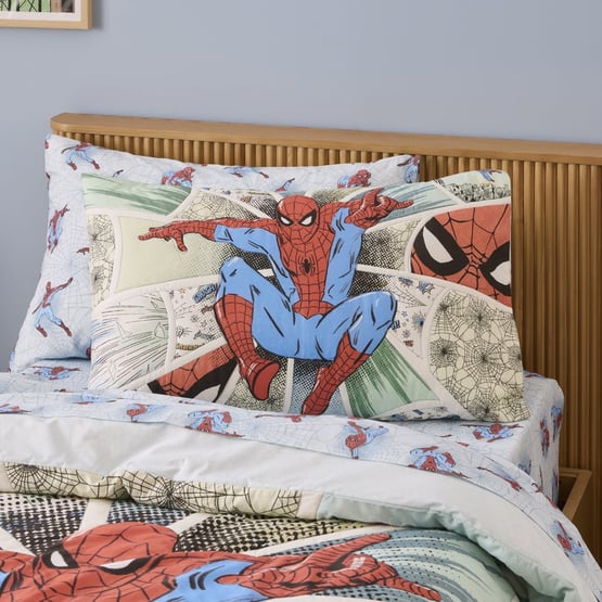 Marvel The Adventures of Spider-Man Multi Quilted Quilt Cover Set