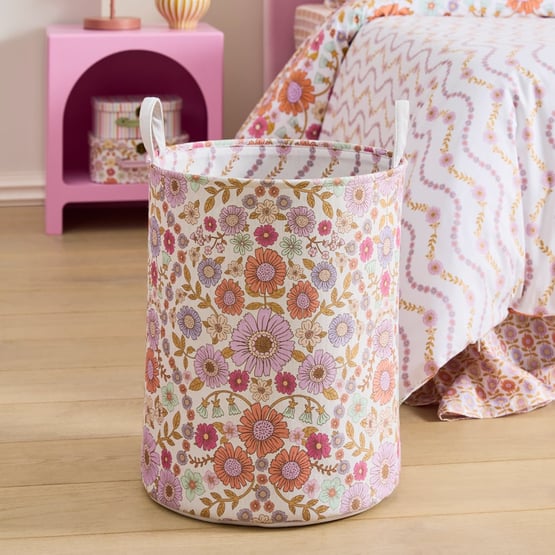 Willa Floral Printed Basket