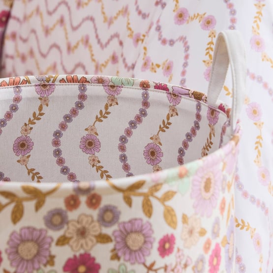 Willa Floral Printed Basket