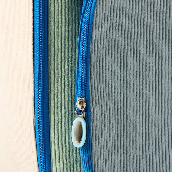 Green Cord Wheelie Bag