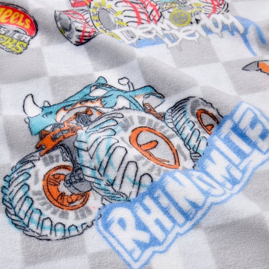 Mattel Hot Wheels Monster Trucks Ultra Soft Blanket