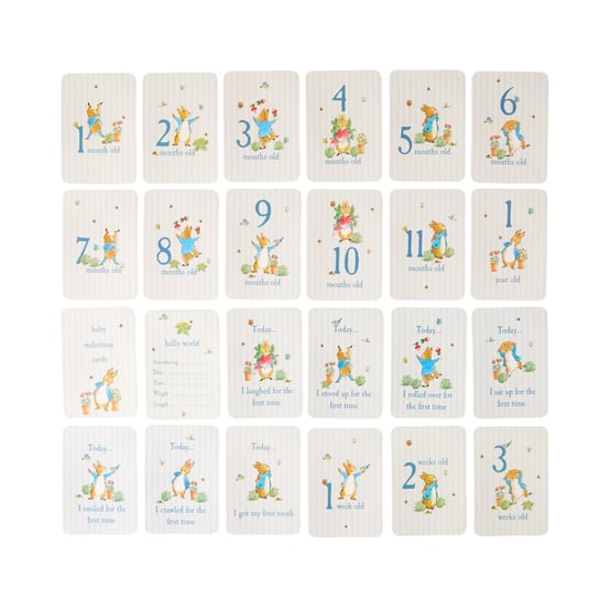 Peter Rabbit Milestone Cards