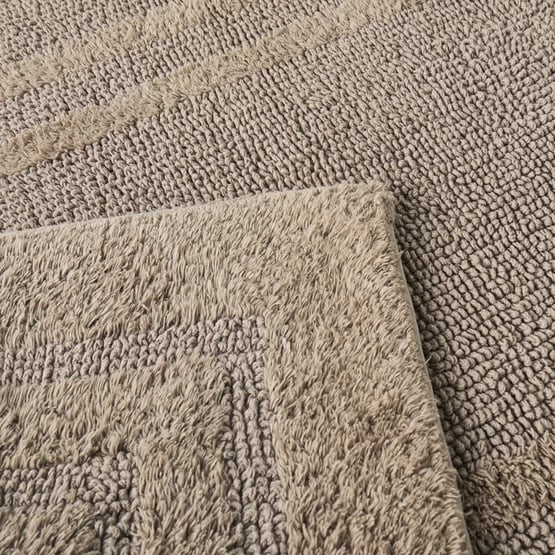 Regent Mushroom Reversible Cotton Bath Runner	