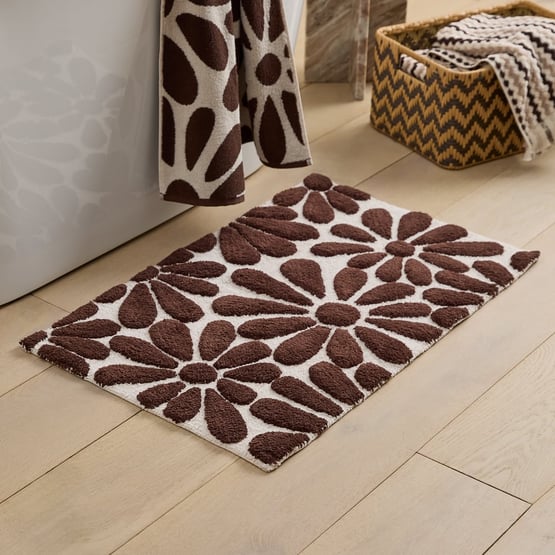 Amelia Beach & Chocolate Bath Mat