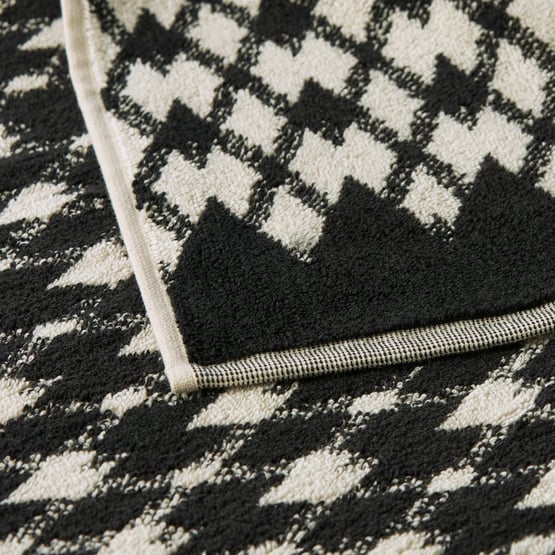 Ainsley Black & Natural Towel Range