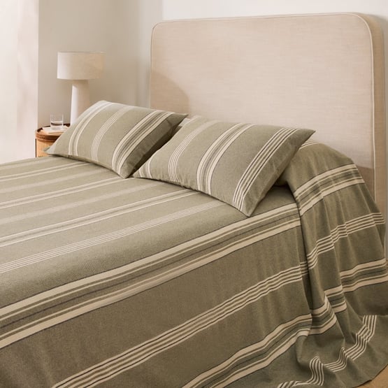 Hunter Forest Stripe Bedcover Separates