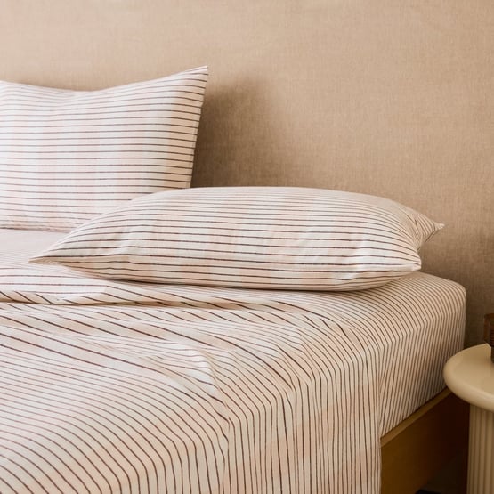 Elliot Pebble Stripe Flannel Pillowcases