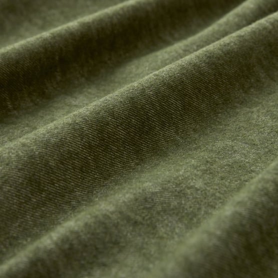 Melange Olive Flannel Sheet Separates