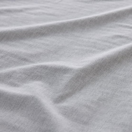 Brushed Cotton Black & White Cashmere Herringbone Sheet Set
