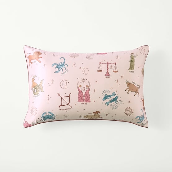 Pure Silk Zodiac Printed Pillowcase