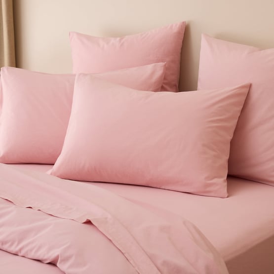 Stonewashed Cotton Peony Pillowcases