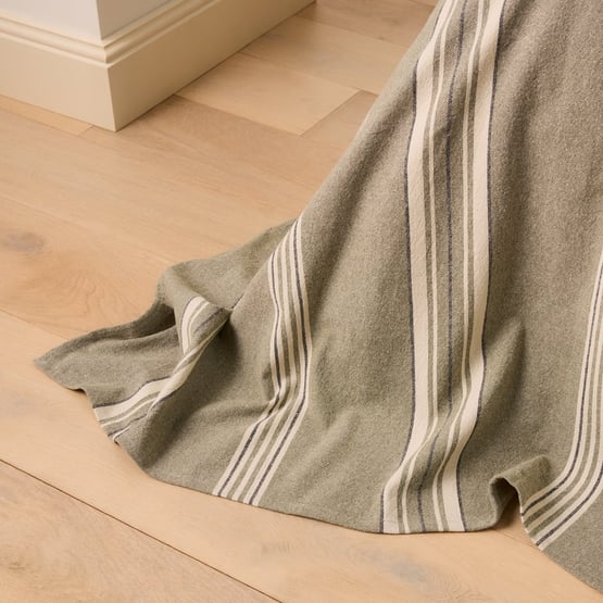 Hunter Forest Stripe Pillowcases