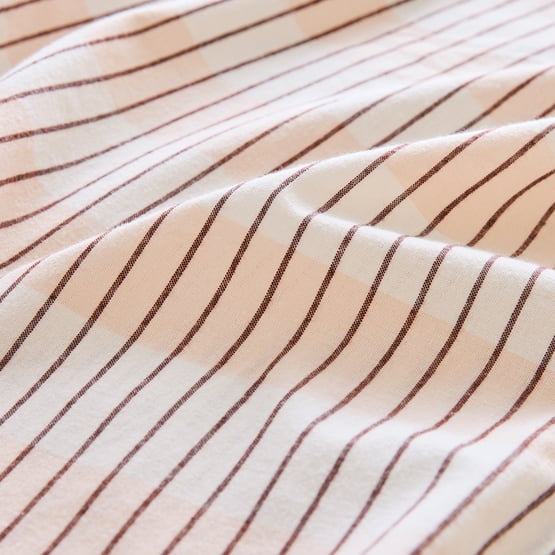 Elliot Pebble Stripe Flannel Sheet Separates