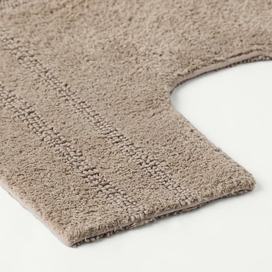 Regent Mushroom Reversible Cotton Contour Bath Mat