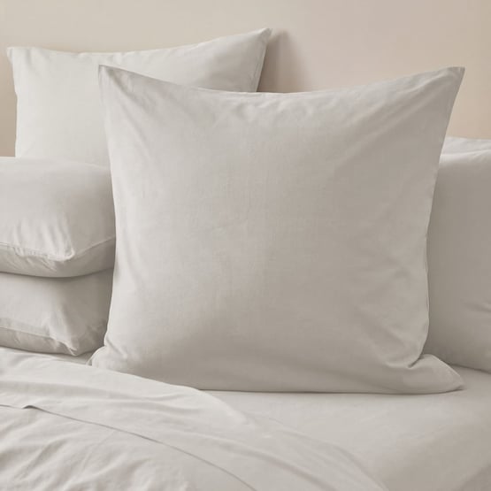 Stonewashed Cotton Moon Grey Quilt Cover Separates