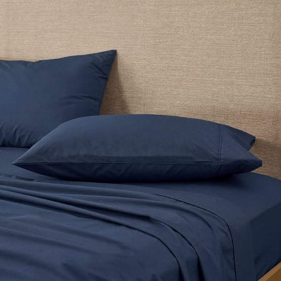 Fresh Midnight Navy Sheet Set