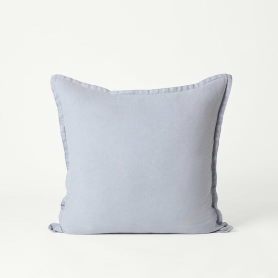 Belgian Light Denim Vintage Washed Linen Cushion