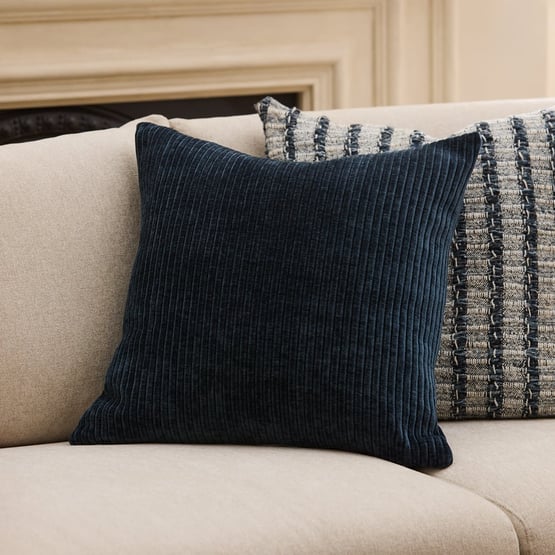 Rosedale Corduroy Midnight Cushion