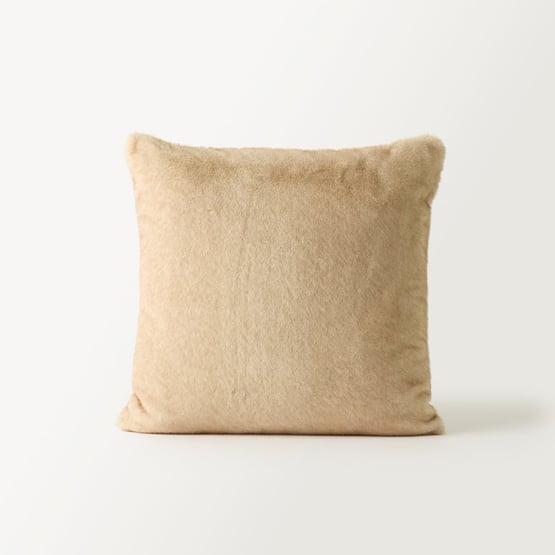 Zurich Pebble Recycled Fur Cushion