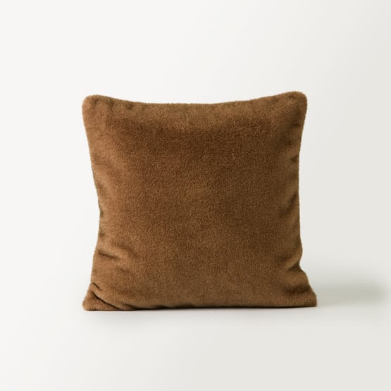 Zurich Pecan Recycled Fur Cushion