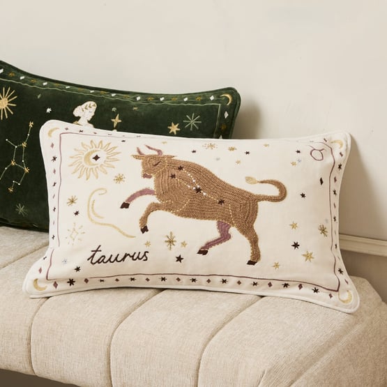 Zodiac Taurus Cushion