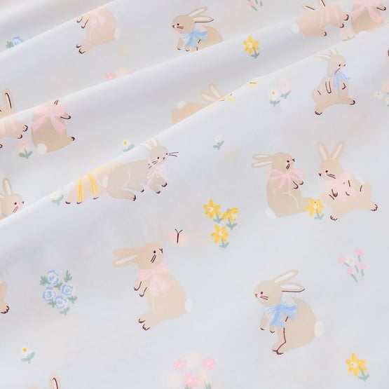 Easter Sweet Bunnies Blue Sheet Set