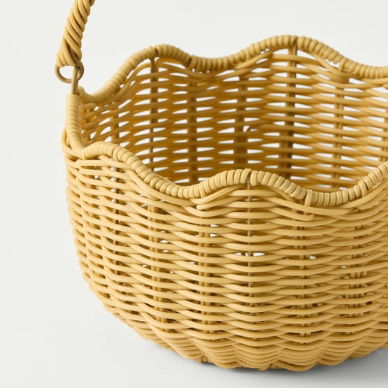Wavey Natural Carry Basket
