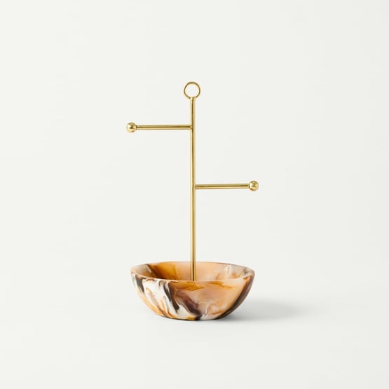 Milano Brown Resin Jewellery Stand