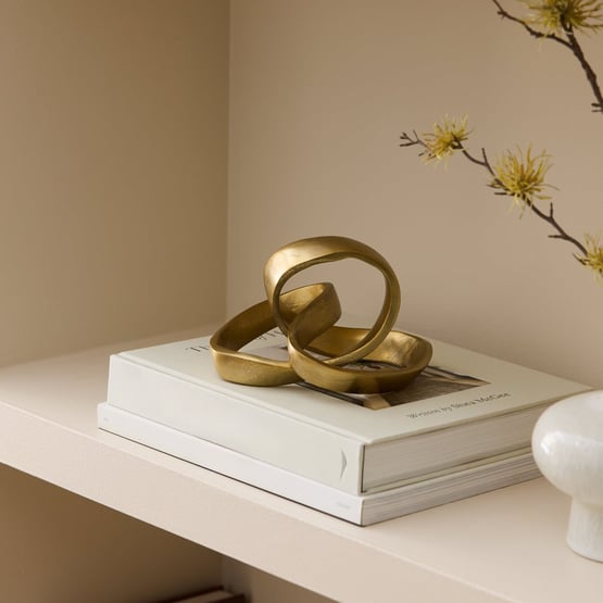 Oro Gold Small Knot Sculpture
