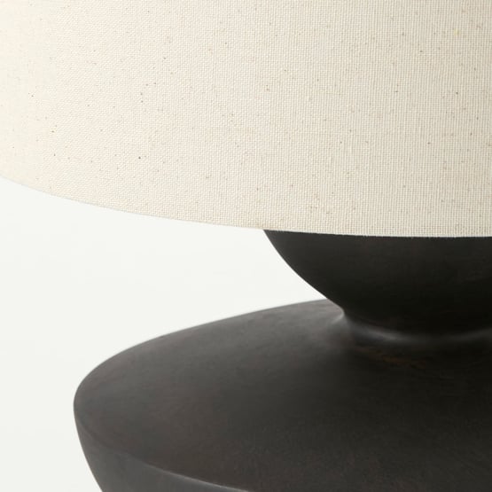 Oron Chocolate & Linen Table Light