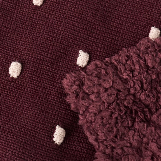 Knitted Berry Polka Dot Pet Jumper